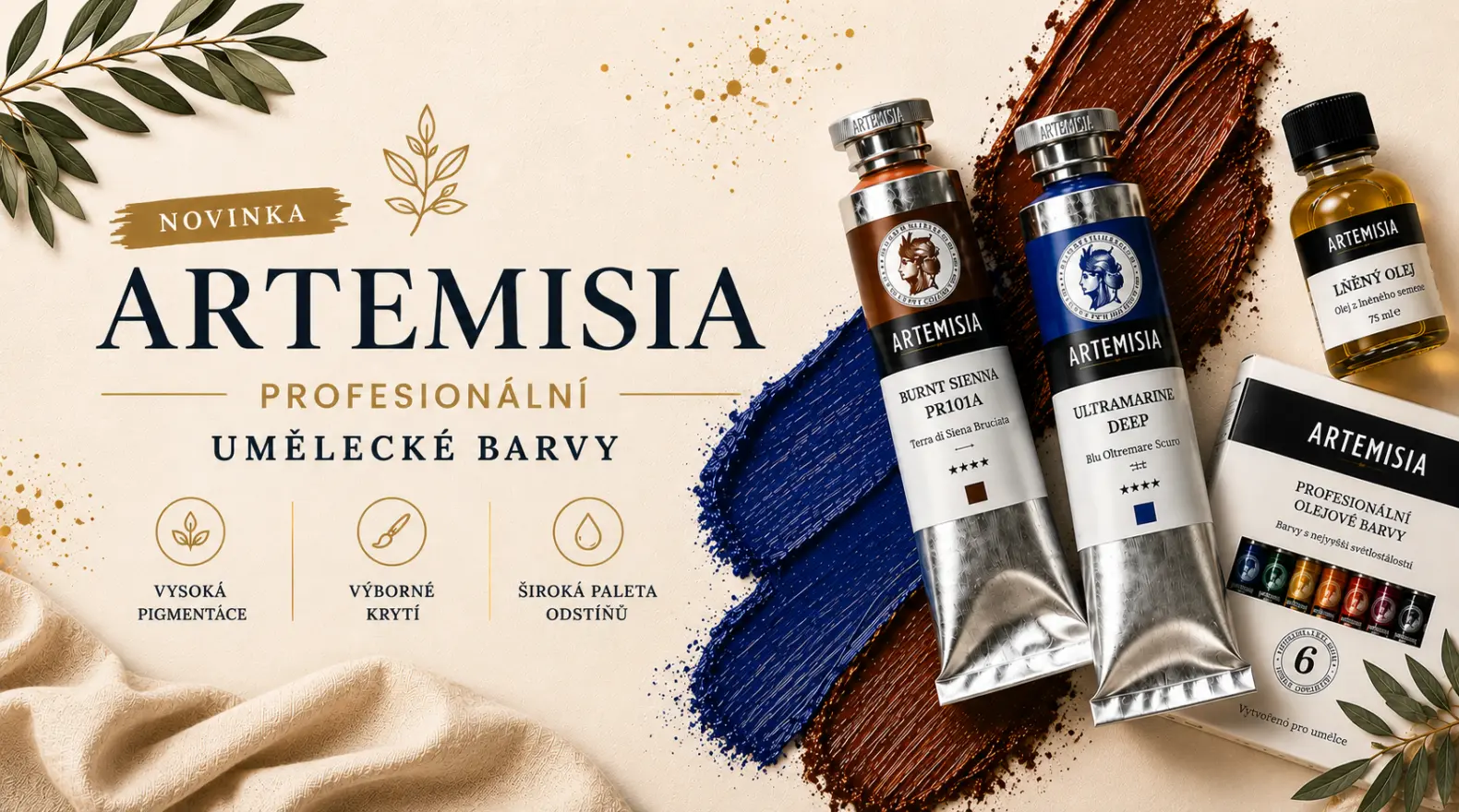 Artemisia profesionální barvy