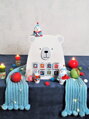 Dřevěný adventní kalendář ARTEMIO Beary Christmas - medvěd