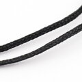 Nylonová bižuterní šňůrka 1mm 24m návin - černá