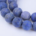Minerální korálky 6mm - lapis lazuli 20ks - tmavomodré