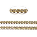 Bižuterní řetízek 1,5x1mm - antický bronzový - extra hustý