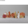 Dřevěné dekorace DIY - paravan 3x20cm - dýně