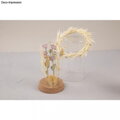 Svazek sušených květin - pírko 18-20cm - bělený