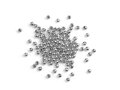 Kovové korálky mezikusy 2,5mm platinově stříbrné 10g
