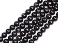 Minerální korálky 8mm - obsidián 10ks
