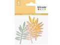 Papírové listy pastelové 4ks - Slow Life - palmové listy