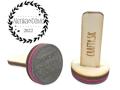 Personalizované svatební razítko s dřevěnou rukojetí 40mm - motiv 15