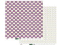 Scrapbookový papír 30x30cm - pastelové květiny