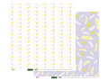 Scrapbookový papír 30x30cm - peříčka