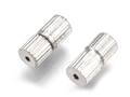 Šroubovací zapínání 5ks 7x3mm bez očka - stříbrné