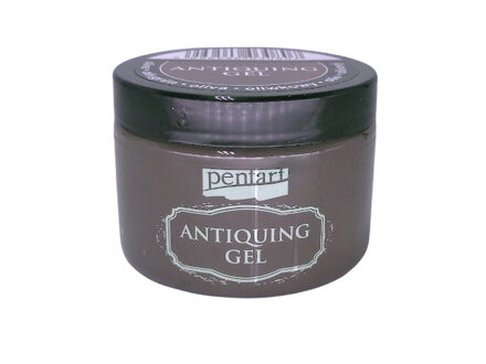 Antikovací gel PENTART 150ml - hnědý