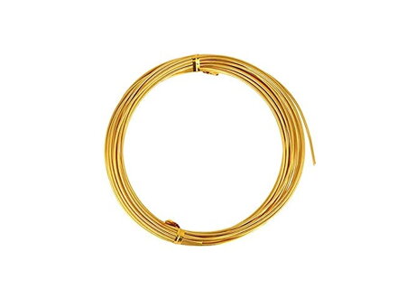 Aranžérský drát 1,5mm 5m - zlatý
