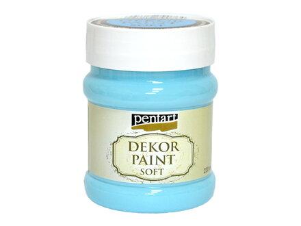 Dekor Paint - křídová vintage barva 230ml - nebeská modrá
