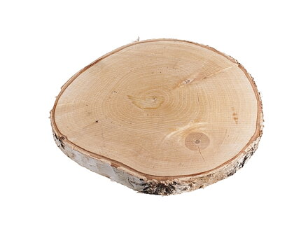 Dřevěná podložka - řezaný kmen plát 25-28cm