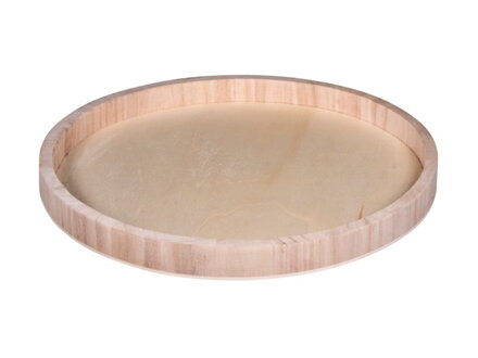 Dřevěný podnos kulatý 30cm