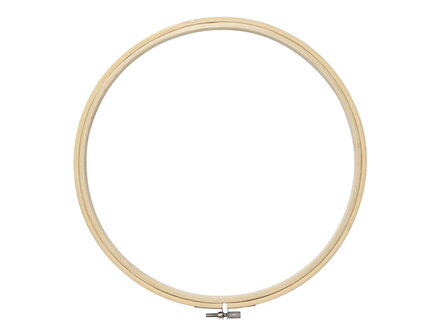 Dřevěný bambusový rám pro vyšívání - 25cm