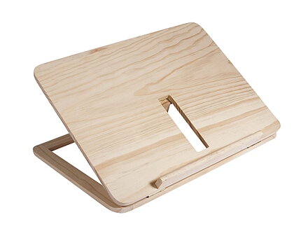 Dřevěný stojan na knihu/tablet - 28cm