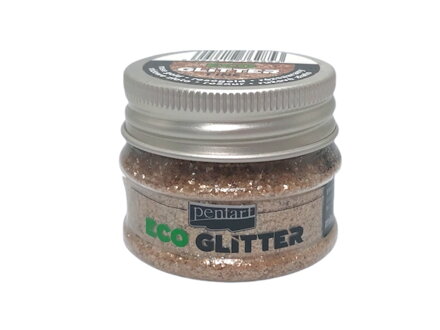 Eco glitry PENTART jemné - růžové zlato