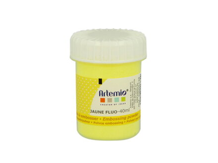 Embosovací prášek 40ml - neonová žlutá