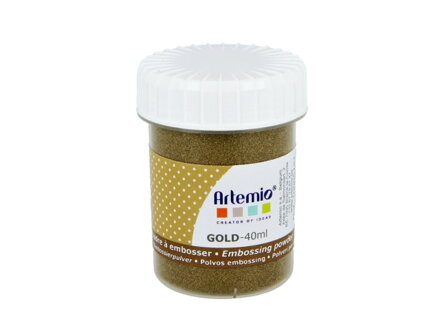 Embosovací prášek 40ml - zlatý