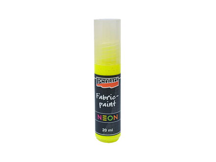 Barva na textil PENTART NEON 20ml - neonová žlutá