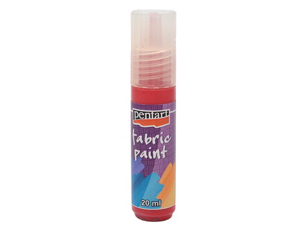 Barva na textil PENTART 20ml - karmínová červená