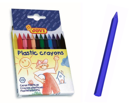 Barevné pastelky - voskovky JOVI Plasticolor - 12ks