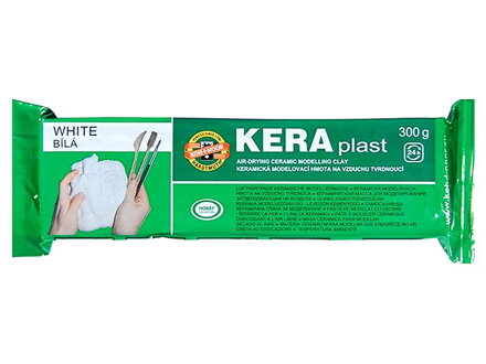 Keramická modelovací hmota KERAPLAST 300g - bílá