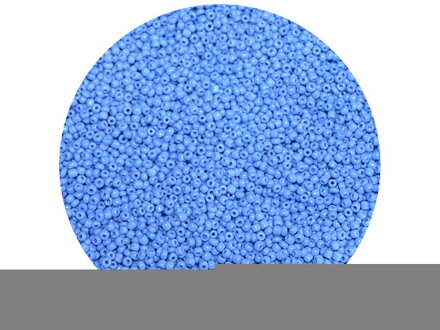 Korálky Rokajl 2mm 20g - neprůhledné - country modré