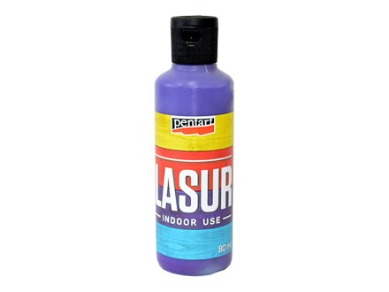 Lazura na dřevo PENTART 80ml - fialová