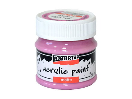 Matná akrylová barva Pentart GELATO - 50ml - malinová