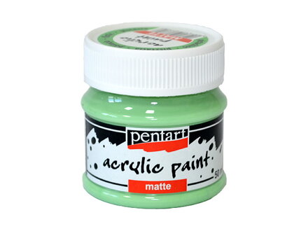 Matná akrylová barva Pentart GELATO - 50ml - pistáciová