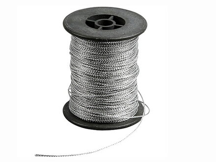 Metalická šňůrka 0,5mm - stříbrná