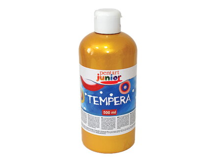 Metalická temperová barva 500ml - zlatá