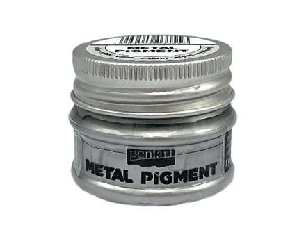 Metalický pigmentový prášek PENTART 8g - stříbrný