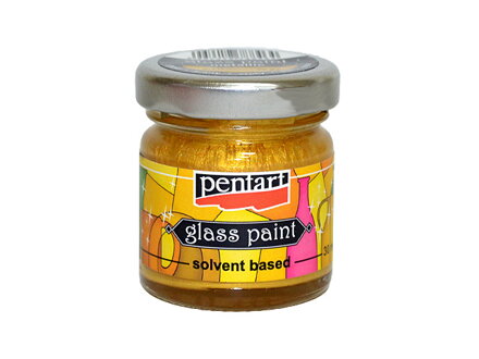 Nevypalovací barva na sklo PENTART 30ml - zlatá