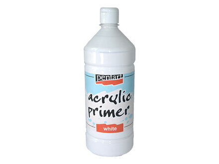 Podkladová základní akrylová barva PENTART 1000ml - bílá