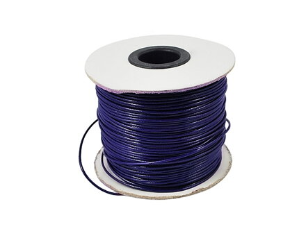 Polyesterová povoskovaná šňůrka 1,5mm - indigo