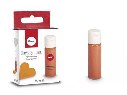 Práškový pigment - barvivo 20ml - mandarinka