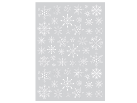 Protlačovací transfer obrázky ARTEMIO - Let it snow - vločky