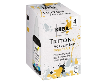 Sada akrylových inkoustů TRITON 4x50ml - Elegant art