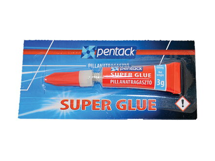 Sekundové extra silné lepidlo v tubě - 3g