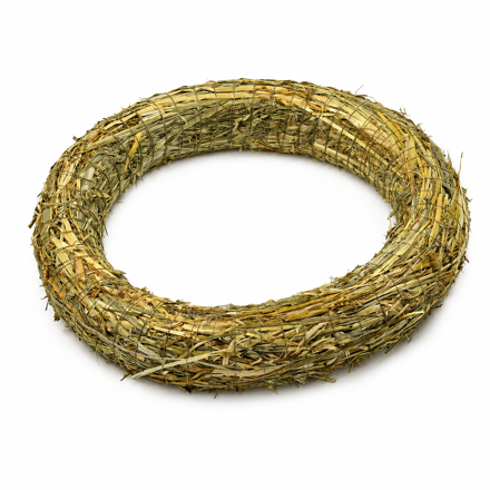 Slaměný věnec 15cm