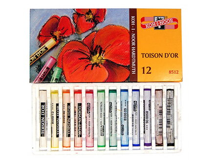Suchý pastel 12ks - KOH-I-NOOR