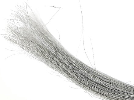Sušená tráva Ornamental Grass - pruty 120cm - vintage bílé