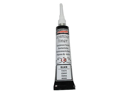 Univerzální kontura Pentart 20ml - černá