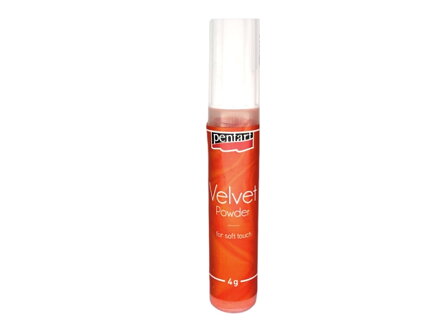 Sametový prášek PENTART - 30ml - pomerančový