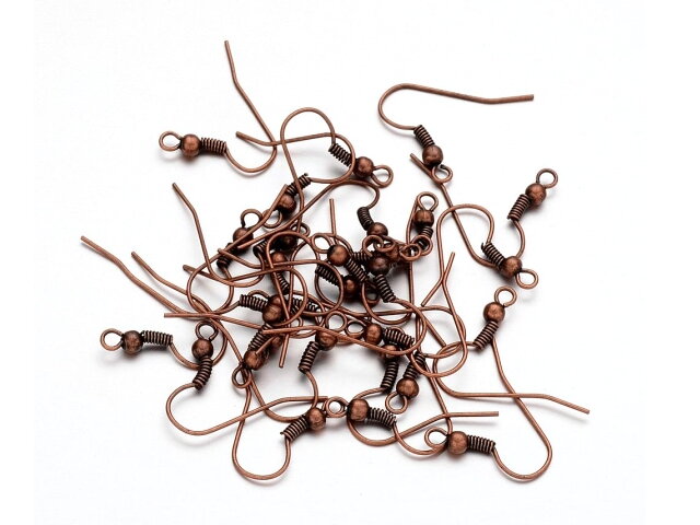 Afroháčky 18mm 5g (25ks) - antické měděné