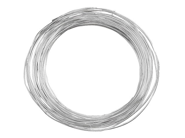 Bižuterní drát 0,4mm - postříbřený