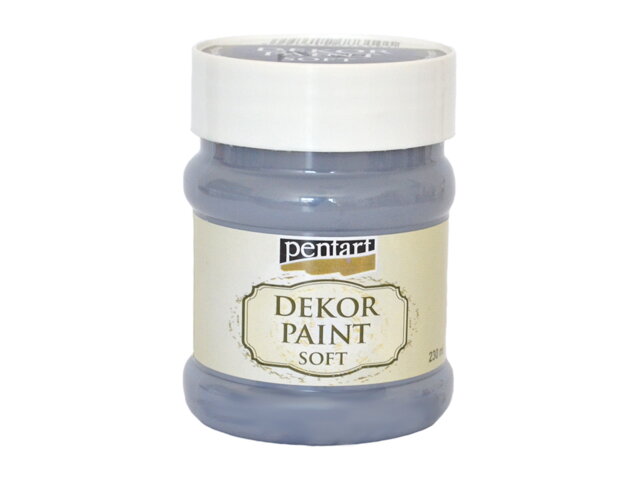 Dekor Paint - křídová vintage barva 230ml - inkoustová modrá - indigo